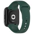 Miękki Silikonowy Pasek do Xiaomi Redmi Watch 3 Lite/3 Active - Ciemna Zieleń