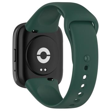 Miękki Silikonowy Pasek do Xiaomi Redmi Watch 3 Lite/3 Active - Ciemna Zieleń