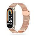 Xiaomi Smart Band 8/9 NFC Milanese Pasek Tech-Protect - Różowe Złoto