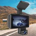 Dwuobiektywowa Kamera Samochodowa 1080p z Czujnikiem G YC-868 - Przód / Wnętrze
