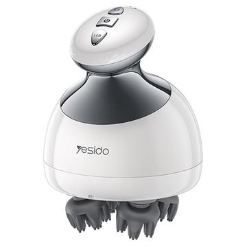 YESIDO MG12 IPX7 Wodoodporny masażer głowy o niskim poziomie hałasu z odłączaną stacją ładującą