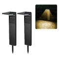 YH0801 Lampa ogrodowa zasilana energią słoneczną - 2 szt. - Ciepłe światło