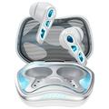 YX36 AI Smart Translation Earphones / Gaming Bluetooth Headset z dźwiękiem Hi-Fi - biały