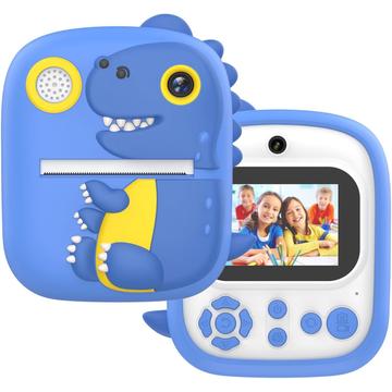 YYTech P3 T-Rex Aparat dziecięcy z funkcją drukowania natychmiastowego - niebieski