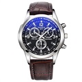 Yazole 271 Fashion Men's Quartz Watch - Black / Brown