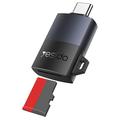 Czytnik kart TF Yesido GS37 USB-C ze smyczą - adapter OTG 480 Mb/s Plug-and-Play