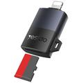 Yesido GS38 Czytnik kart ze złącza Lightning na TF dla iPhone & iPad