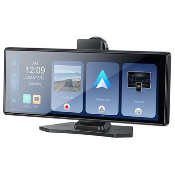 Radio samochodowe Yesido KM19 Bluetooth z nawigacją CarPlay / Android Auto i tylną kamerą - 10.2"