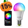 ZJ-BWBL1H-RGBWW-2P 2 SZTUK Żarówki LED Voice 220V WiFi Bluetooth 2.4G 10W Inteligentne żarówki do lamp