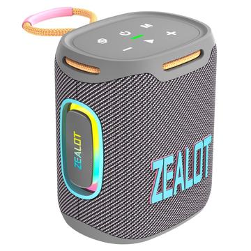 Przenośny głośnik Bluetooth Zealot S122 z subwooferem - 25W - szary