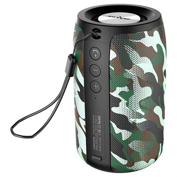 Przenośny Wodoodporny Głośnik Bluetooth Zealot S32 - 5 W - Zieleń Kamuflaż