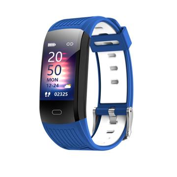 Wodoodporny tracker fitness Zero z monitorem ciśnienia krwi - niebieski