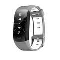 Wodoodporny tracker fitness Zero z monitorem ciśnienia krwi - szary