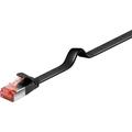 Płaski Kabel Sieciowy RJ45 U/FTP CAT 6 Goobay - 1m - Czarne