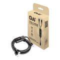 Kabel Club 3D USB Type-C - 1.83m - Czarny / Biały