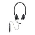 Zestaw słuchawkowy stereo Dell Pro WH3022 z kablem — czarny