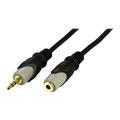 Przedłużacz Audio DELTACO MM-161-K - 3m - Szary / Czarny