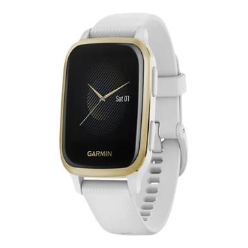 Zegarek sportowy Garmin Venu Sq — złoty / biały
