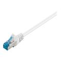 goobay CAT 6a SFTP, PiMF 25cm Kabel krosowy - Biały