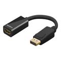 Adapter Goobay DisplayPort na HDMI z dźwiękiem czarny