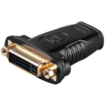 Adapter HDMI™/DVI-I, pozłacany