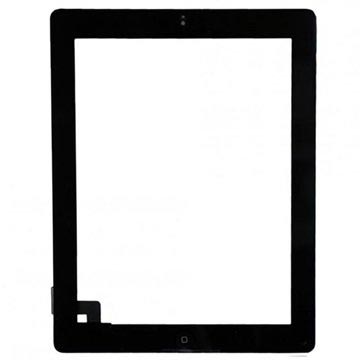 Szybka wyświetlacza i ekran dotykowy iPad 2 - czarna ramka