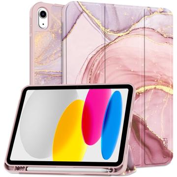 iPad 2022/2025 Etui Tech-Protect SmartCase Pen Tri-Fold Folio - Marmur