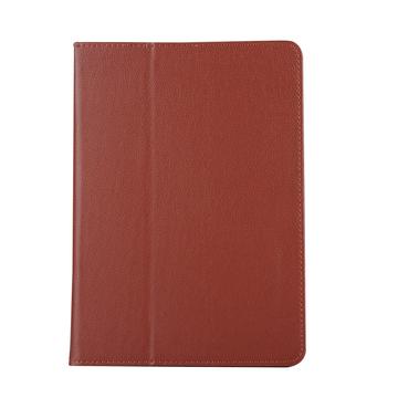iPad 9.7 (2017/2018) Eleganckie etui folio z podstawką - brązowe