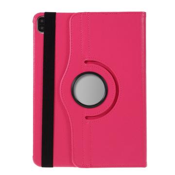 iPad Air 11 2024/2025 360 Obrotowe Etui Folio - Gorący Róż