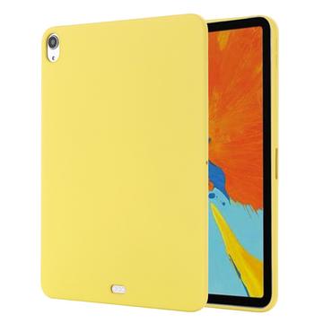 iPad Air 11 2024/2025/Air 2020/2022 Etui z Płynnego Silikonu - Żółty