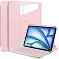 Obrotowe etui Smart Case 360 z klawiaturą Bluetooth do iPad Air 13 2024/2025