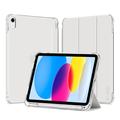 iPad 2022/2025 Tech-Protect SmartCase Pen Etui folio składane na trzy części - Kryształowe Srebro