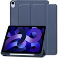 iPad Air 11 2024/2025/Air 2020/2022 Tech-Protect SmartCase Pen Etui folio składane na trzy części - ciemnoniebieskie