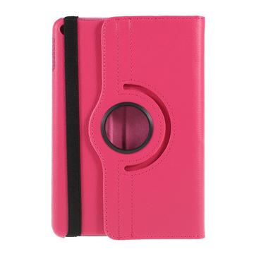 iPad Mini (2019) 360 Obrotowe Etui Folio - Gorący Róż