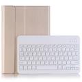 iPad Pro 11 (2024) Etui z Klawiaturą Bluetooth - Złoto