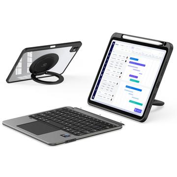 Etui hybrydowe iPada Pro 11 (2024) Dux Ducis VK z klawiaturą Bluetooth - czarne