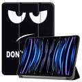 iPad Pro 11 (2024) Inteligentne Etui Folio z Serii Tri-Fold - Don't Touch Me