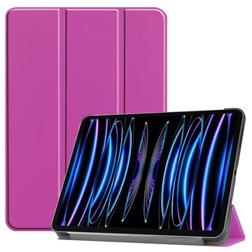 iPad Pro 11 (2024) Inteligentne Etui Folio z Serii Tri-Fold - Fiolet