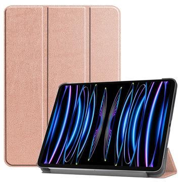 iPad Pro 11 (2024) Inteligentne Etui Folio z Serii Tri-Fold - Różowe Złoto