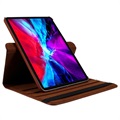 360 Obrotowe Etui Folio iPad Pro 12.9 (2021) - Brązowe