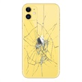 Naprawa tylnej obudowy telefonu iPhone 11 - Tylko szkło - Żółty