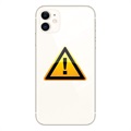 Naprawa Klapki Baterii iPhone 11 - z ramką - Biel