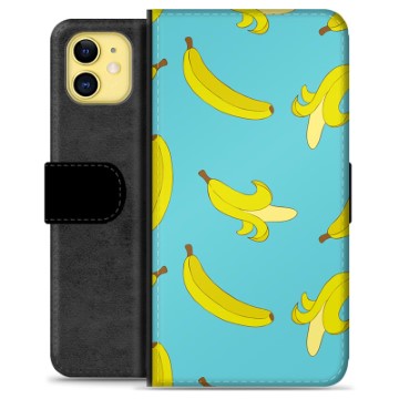 Etui Portfel Premium - iPhone 11 - Banany