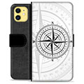 Etui Portfel Premium - iPhone 11 - Kompas