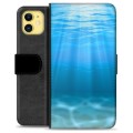 Etui Portfel Premium - iPhone 11 - Morze