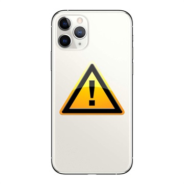 Naprawa Klapki Baterii iPhone 11 Pro - z ramką - Srebrny