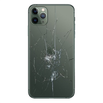 Naprawa tylnej obudowy telefonu iPhone 11 Pro Max - Tylko szkło - Zieleń