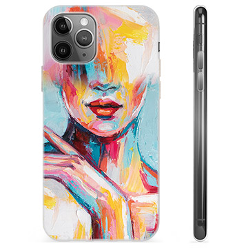 Etui TPU - iPhone 11 Pro Max - Retrato Abstrato