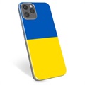 Etui TPU Flaga Ukrainy - iPhone 11 Pro Max - Żółć i błękit