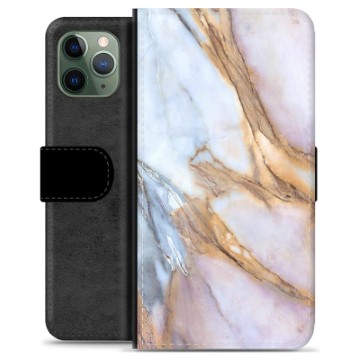 Etui Portfel Premium - iPhone 11 Pro - Elegancki Marmur